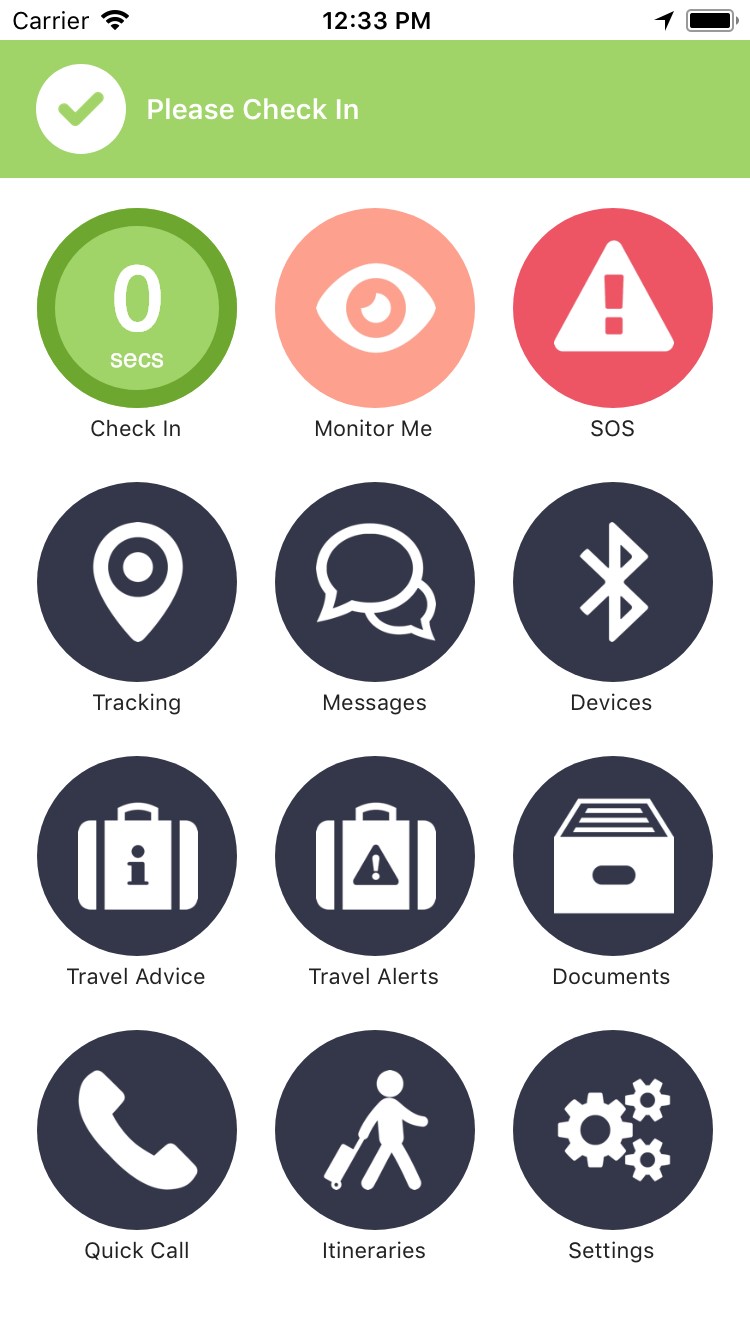Check-In required banner