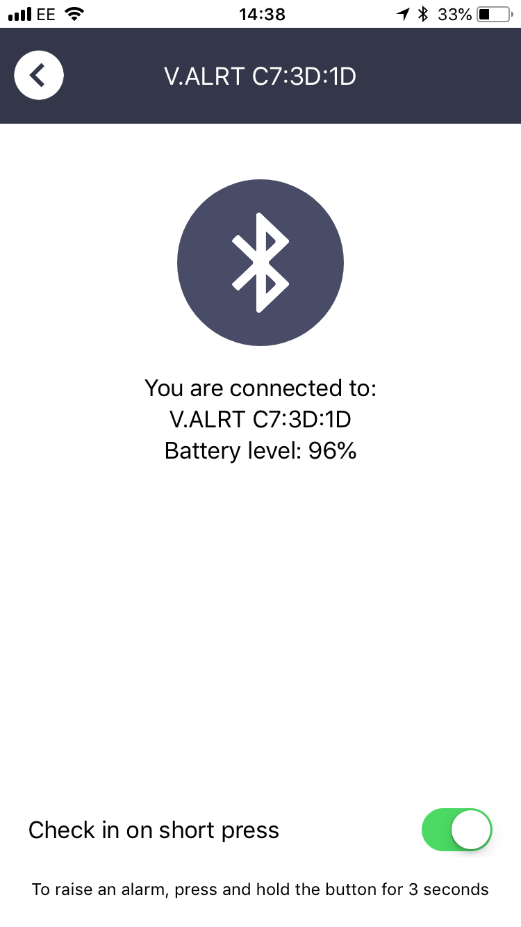 Device connected